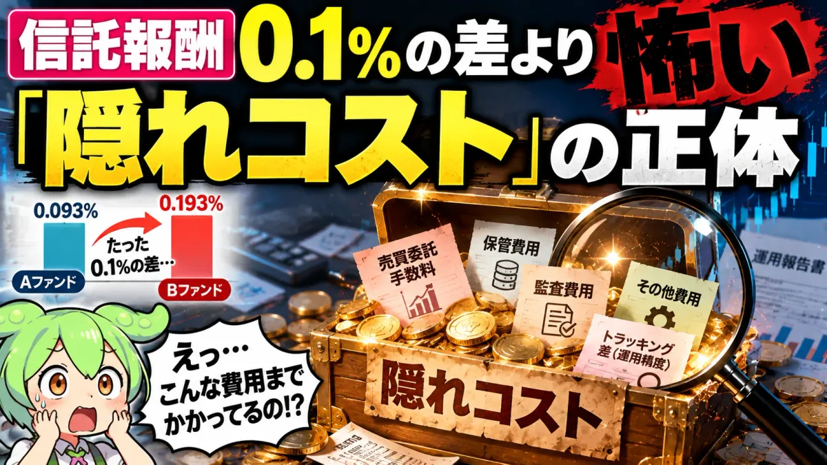 「信託報酬最安」は本当に得? eMAXIS Slim・楽天・SBIのS&P500投信を運用報告書で検証 ── 総経費率とトラッキング差、100万円×20年の差は最大でも約1.5万円【2026年10月】