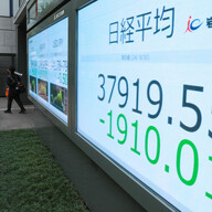 日経平均株価の終値