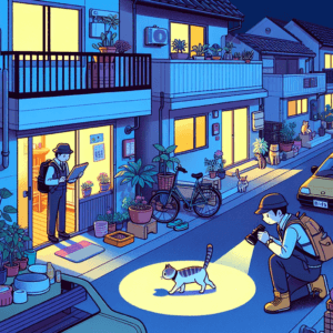 【ホワイト案件】深夜に住宅街で猫を探すバイトです^^  [128776494]