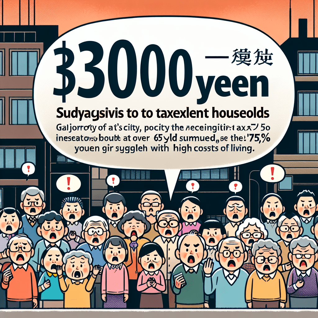 住民税非課税世帯へ3万円給付　現役世代から不満の声「不公平だ」　物価高で生活費増    給付対象のおよそ75％が65歳以上  [煮卵★]