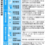 光熱費抑制と半導体支援を巡る政府の施策分析