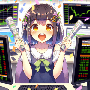 【2ch】わい投資1年生、今日も株で37000円儲ける