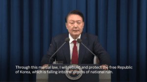 韓国大統領の非常戒厳宣言が意味するもの