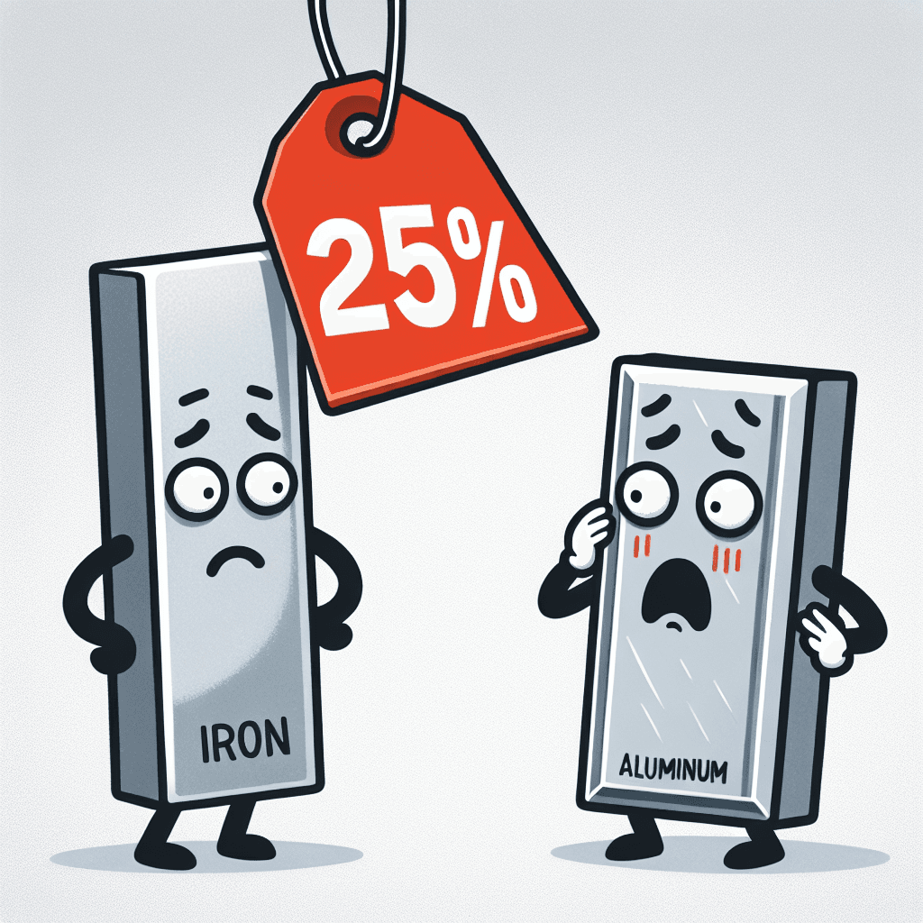 【2ch】米、鉄鋼・アルミに25%関税　10日発表、トランプ氏が表明―ロイター  [蚤の市★]