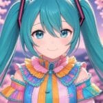 【朗報】ChatGPTに作ってもらったミクさん、割と可愛い