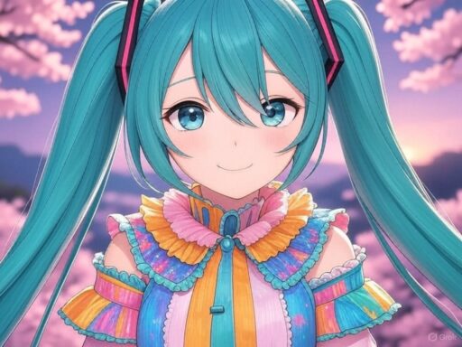 【朗報】ChatGPTに作ってもらったミクさん、割と可愛い