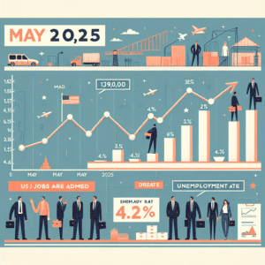 5月の米雇用統計が示す景気動向：増加する就業者数と失業率の影響