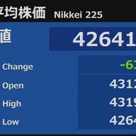 【悲報】日経平均、史上最高値から大幅反落!やばいやんけ