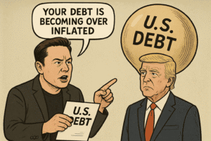 【悲報】イーロンが警告した米国家債務の危機にビットコインはどうなる？