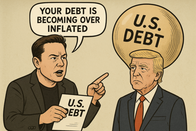 【悲報】イーロンが警告した米国家債務の危機にビットコインはどうなる？