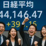 日経平均ついに4万4000円達成！これで大逆転やんけｗ
