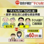 【朗報】子どものNISA上限600万円案が発表されたで！