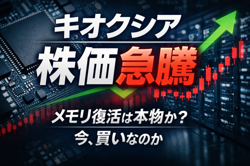 キオクシア高騰は始まりか天井か。メモリ株に再び賭ける理由