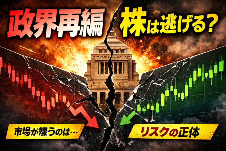 政界再編は株価に毒か薬か？立公新党が市場に投げた爆弾を検証