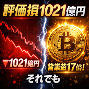 1021億円評価損でも営業益17倍…破滅か進化か？