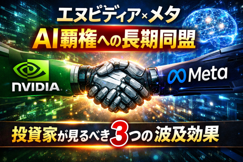 エヌビディア×メタ、AI覇権への長期同盟｜投資ブログ
