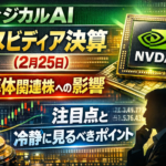 フィジカルAIエヌビディア決算（2月25日）前後の半導体関連株──市場が注目する理由と冷静に見るべきポイントフィジカルAI