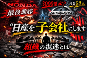 「日産を子会社にします」— ホンダが突きつけた最後通牒と、破談から1年で見えてきた日本自動車業界の未来