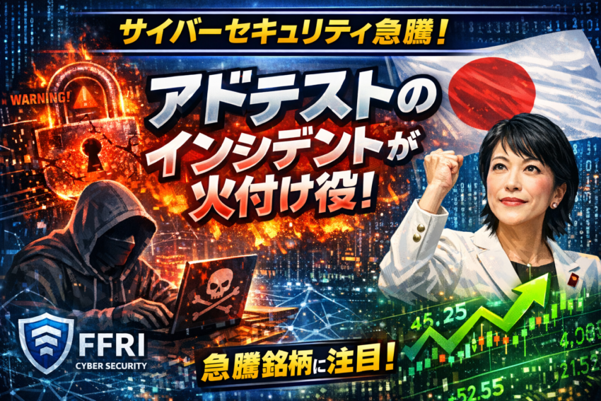 アドバンテストランサムウェア被害が火を付けた、日本発サイバー防衛株の投資テーマを読み解く