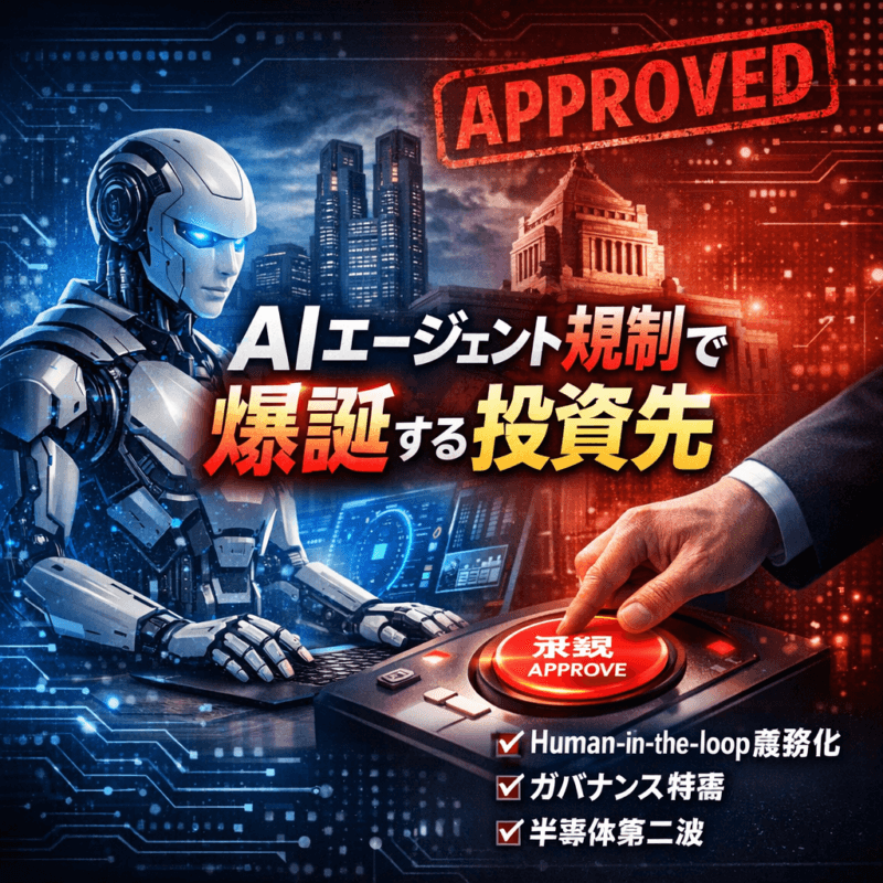 投資チャンス？AIエージェント規制で恩恵を受ける企業とは