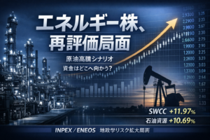 【緊急レポート】米・イスラエルのイラン攻撃で激変するエネルギー株——今、注目すべき銘柄と投資シナリオ
