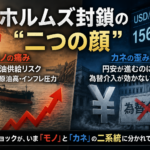 ホルムズ封鎖の“二つの顔”――実体経済への波及と、為替介入が効かない理由【2026年6月】