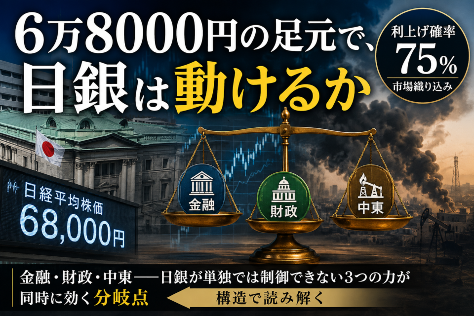 利上げは株の逆風か?——日銀6月会合を「金利の反応」で読み解く
