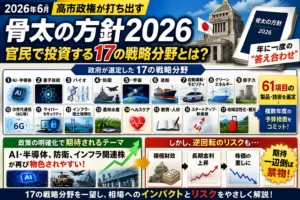 国が買う「17分野」――骨太の方針2026で動く国策テーマ株の地図